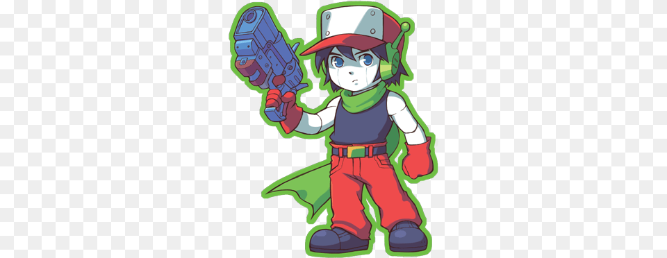 Cave For Nintendo Switch Main Character From Cave Story, Book, Comics, Publication, Baby Free Transparent Png