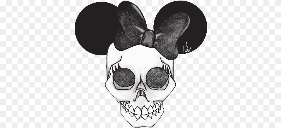 Caveira Mickey E Minnie Tatto, Art, Drawing, Baby, Person Free Png Download