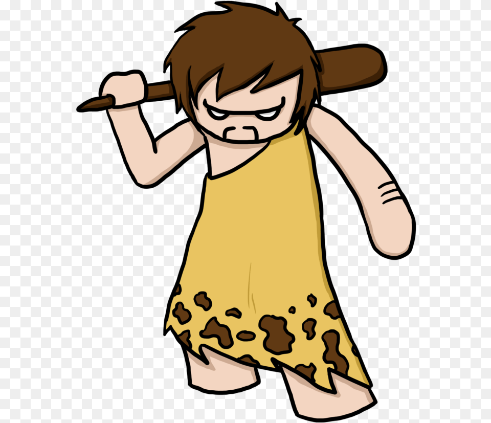 Caveman Cartoon, Baby, Person, Book, Comics Free Png