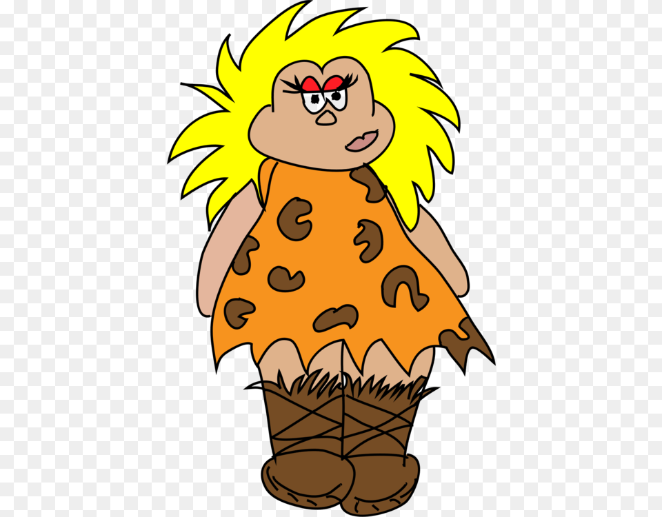 Caveman Clip Art Women Drawing Prehistory Caveman Clipart, Baby, Ice Cream, Food, Dessert Free Png Download