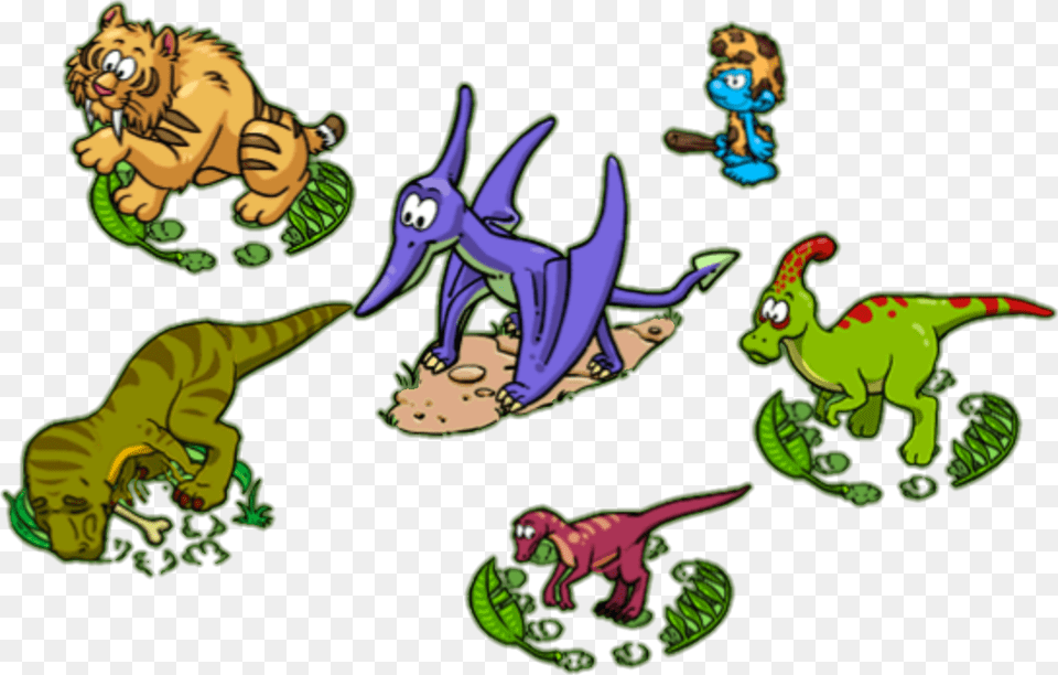 Caveman Dinosaurs Caveman Smurf, Animal, Dinosaur, Reptile, Wildlife Png Image