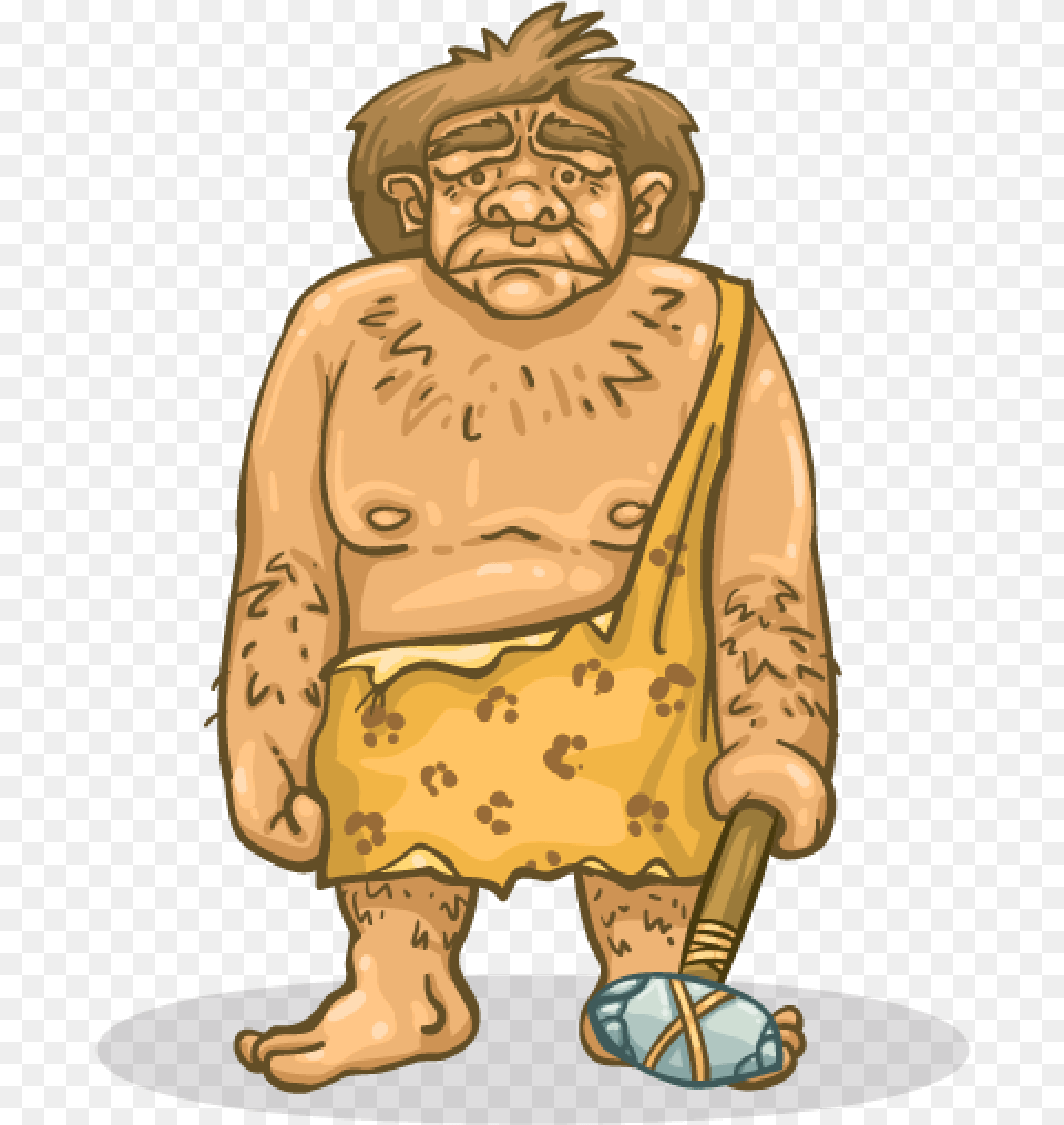 Caveman Download Illustration, Baby, Person, Face, Head Free Png