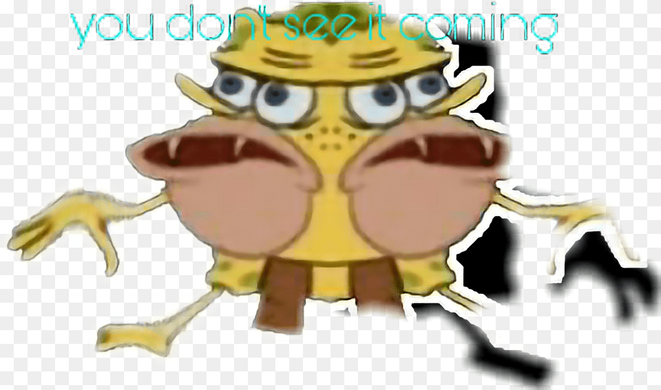 Caveman Spongebob Emoji Caveman Spongebob, Baby, Person, Face, Head Png