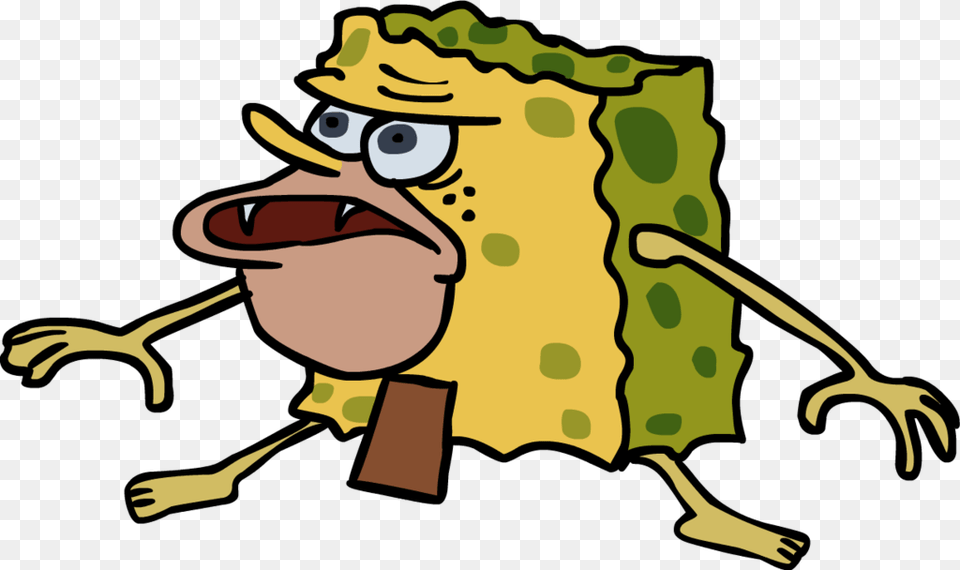 Caveman Spongebob Cartoon, Baby, Person, Face Png Image