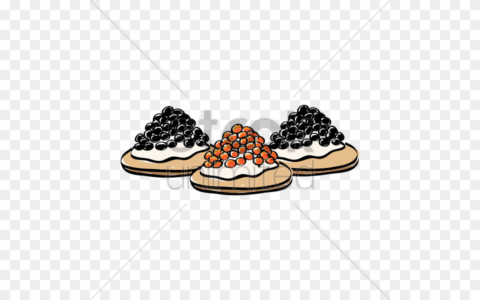 Caviar Canapes Vector Image, Food Png