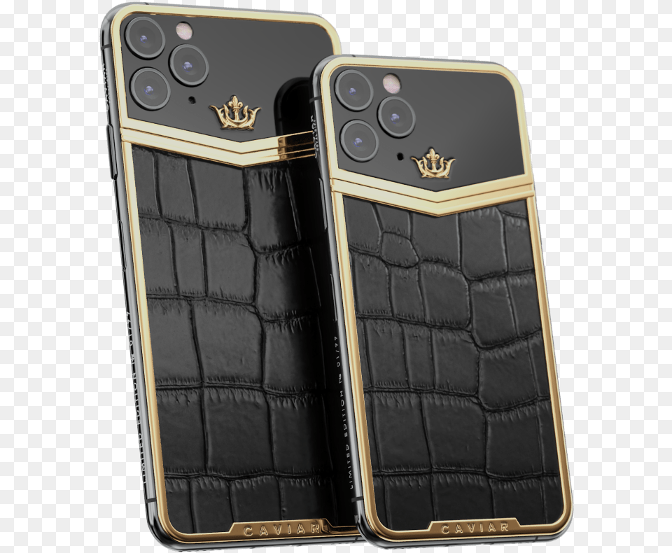 Caviar Iphone 11 Pro Victory Black Gold Alligator Iphone 11 Pro Or Caviar, Electronics, Mobile Phone, Phone Free Transparent Png