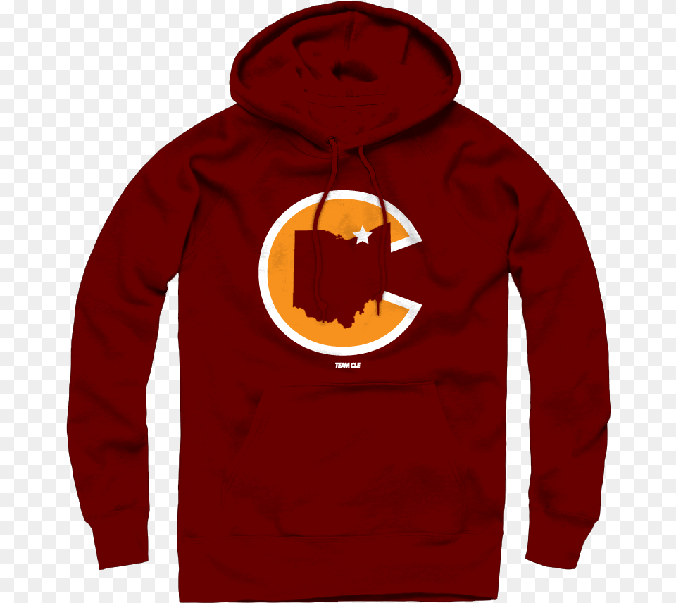 Cavs C Hoodie From Team Cle Cavs C, Clothing, Hood, Knitwear, Sweater Free Png Download