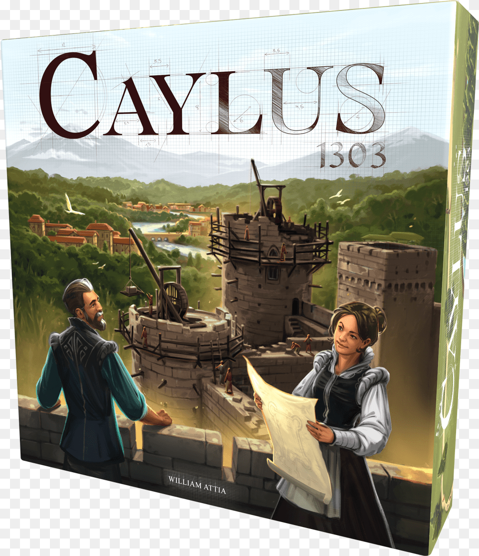 Caylus 1303 Board Game, Publication, Book, Adult, Person Free Png Download