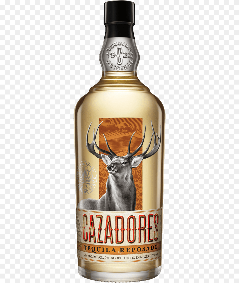 Cazadores Tequila, Alcohol, Beverage, Liquor, Animal Free Transparent Png