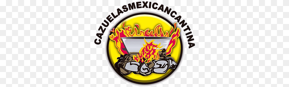 Cazuelas Mexican Cantina Logo, Food, Ketchup, Emblem, Symbol Free Png Download