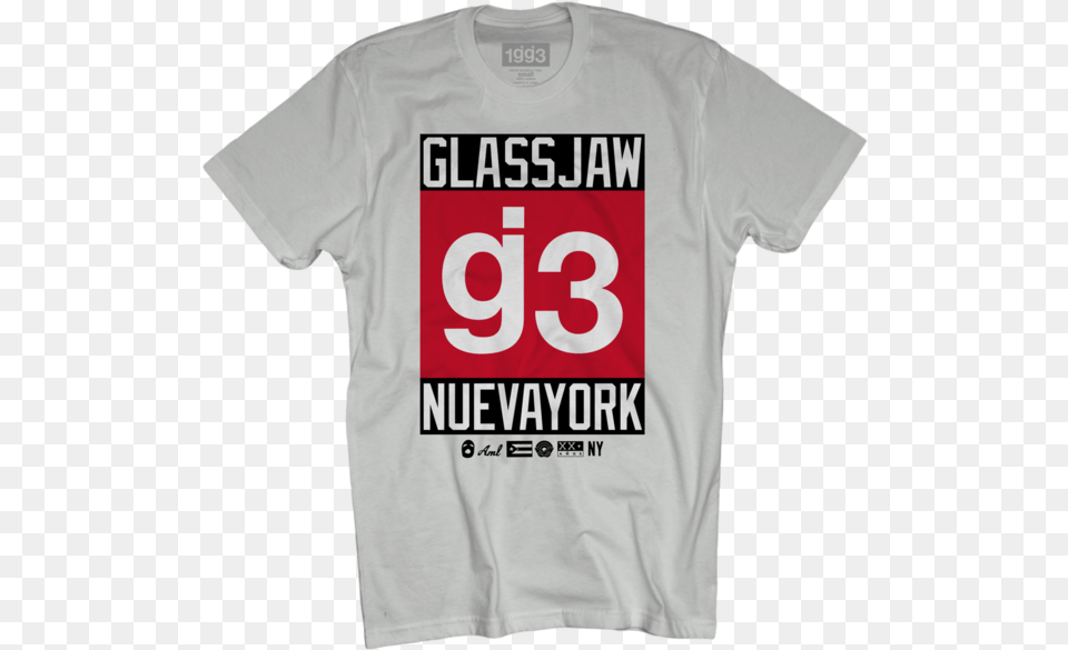 Cb G3 Nueva York White T Shirt Glassjaw Worship Tribute Shirt, Clothing, T-shirt Free Png Download