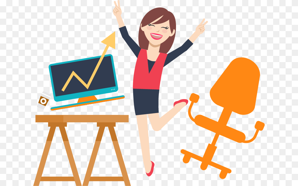 Cba Blog Dr Jennifer Happy Office Worker Clipart, Adult, Female, Person, Woman Png