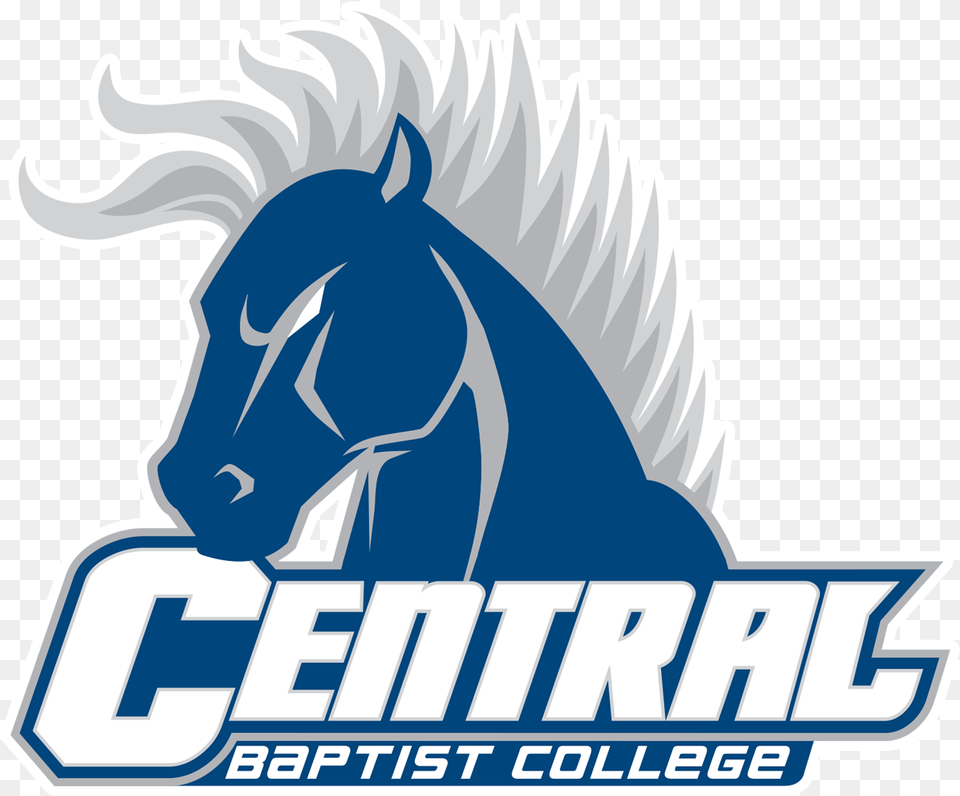 Cbc Athletics Logo Option 3 For Print Central Baptist College In Arkansas, Animal, Colt Horse, Horse, Mammal Png