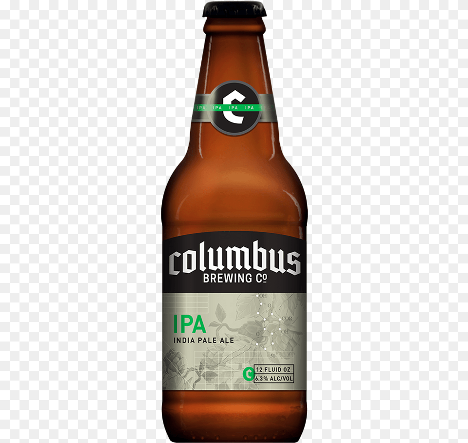 Cbc Ipa Bottle Columbus Brewing Ipa, Alcohol, Beer, Beer Bottle, Beverage Png