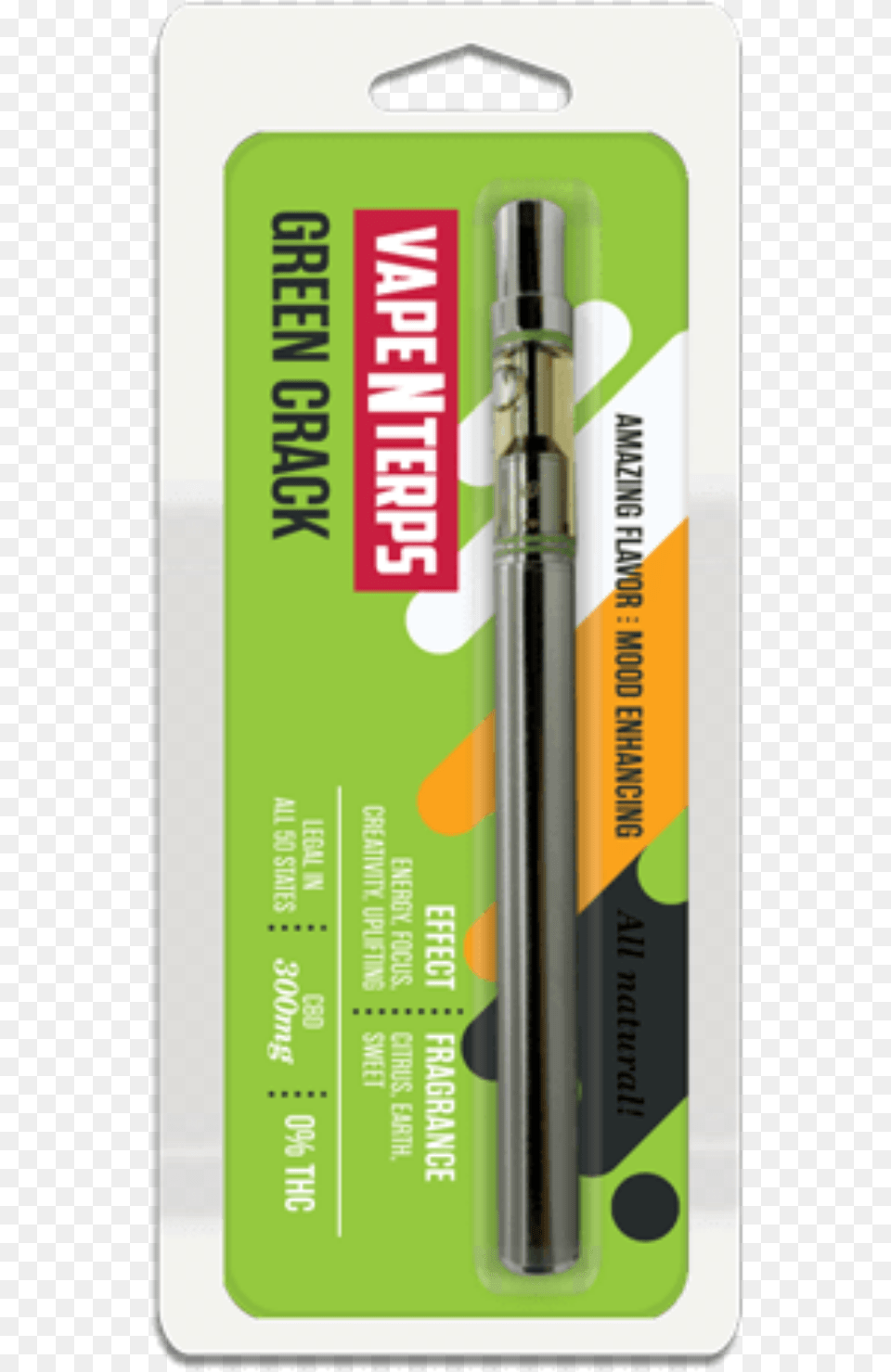 Cbd Green Crack Vape Pen By Vapenterps Green Crack Cbd Oil Cartridge, Cosmetics, Lipstick, Blade, Razor Png