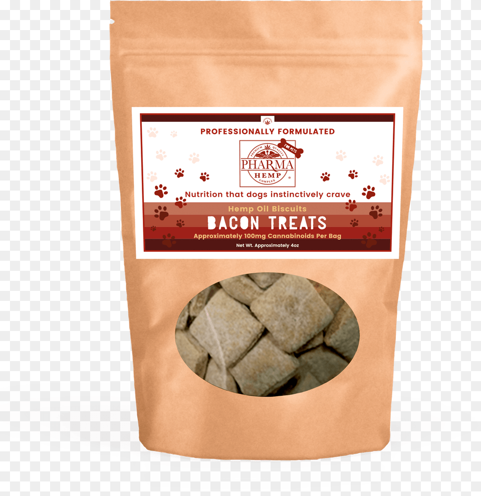 Cbd Hemp Oil Peanut Butter Bacon Treats For Dogs And, Bread, Food Free Png Download