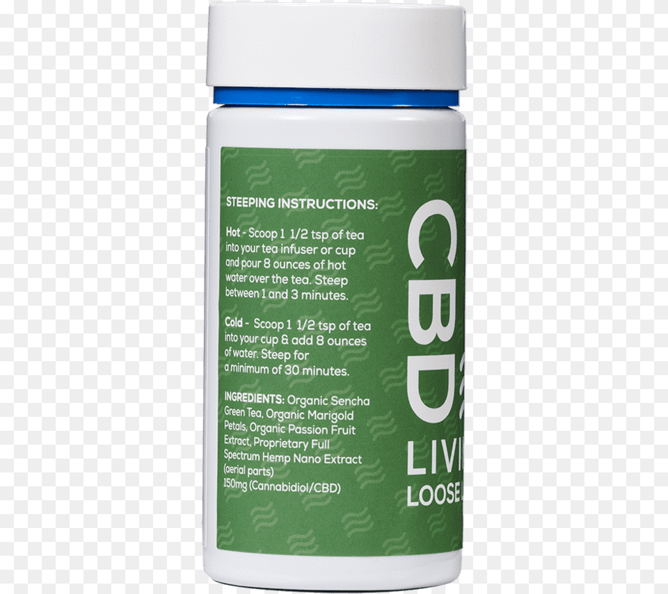 Cbd Living Passion Green Teaclass Lazyloaddata Bottle, Herbal, Herbs, Plant, Cosmetics Png Image