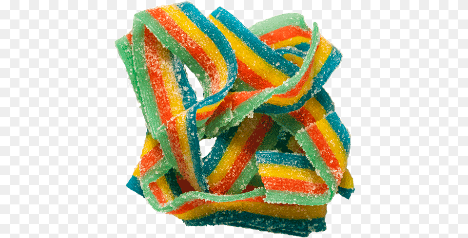 Cbd Rainbow Strips 150 Mg Rainbow Candy, Food, Sweets Png Image