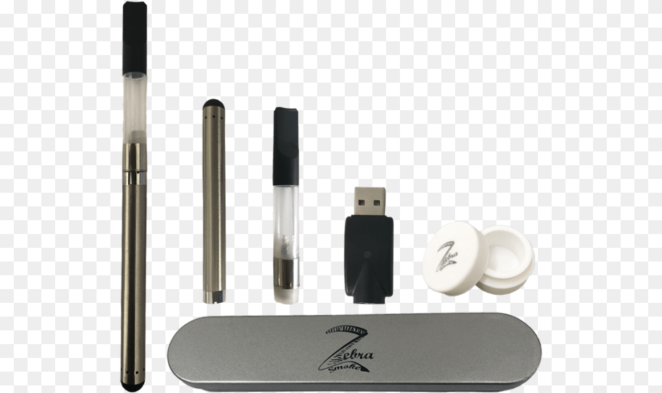 Cbdwax Slim Vaporizer Kit By Zebra Smoke Silver Vaporizer, Electronics Free Png
