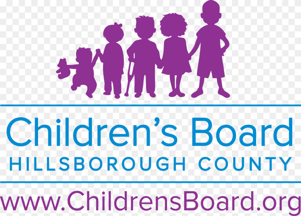 Cbhc Regular Logo 2 Color Hillsborough County Children39s Board, People, Person, Purple, Baby Free Png Download