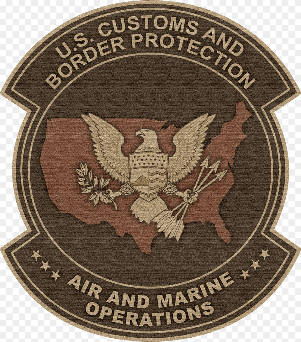 Cbp Air And Marine Operations Emblem Cbp Air And Marine Patch, Badge, Logo, Symbol, Animal Free Transparent Png
