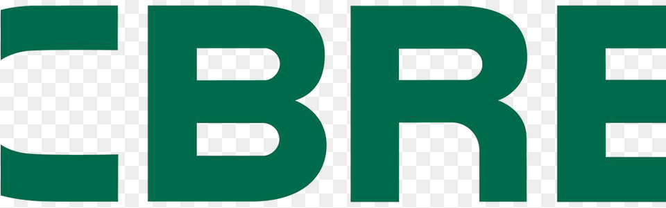Cbre Group Logo Transparent Transparent Cbre Logo, Green, Text, Number, Symbol Free Png Download