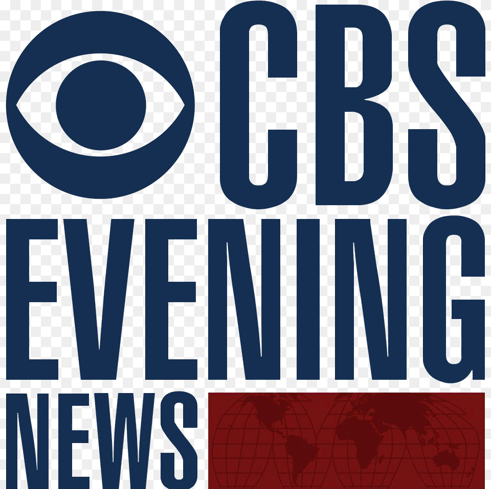 Cbs News Logo Amp Clipart Cbs Evening News Jeff Glor Logo, Book, Publication, Text Png