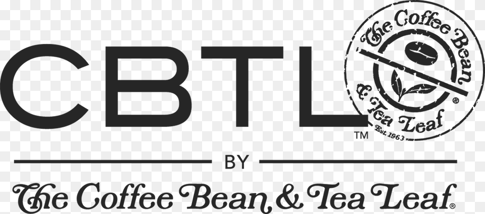 Cbtl Logo Darkgrey Coffee Bean Amp Tea Leaf Coffee Medium Roast Costa, Gray Png