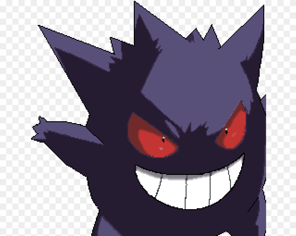 Cc First Time Doing Any Pixel Art Thought It Was Gengar Pokemon, Animal, Fish, Sea Life, Shark Free Png