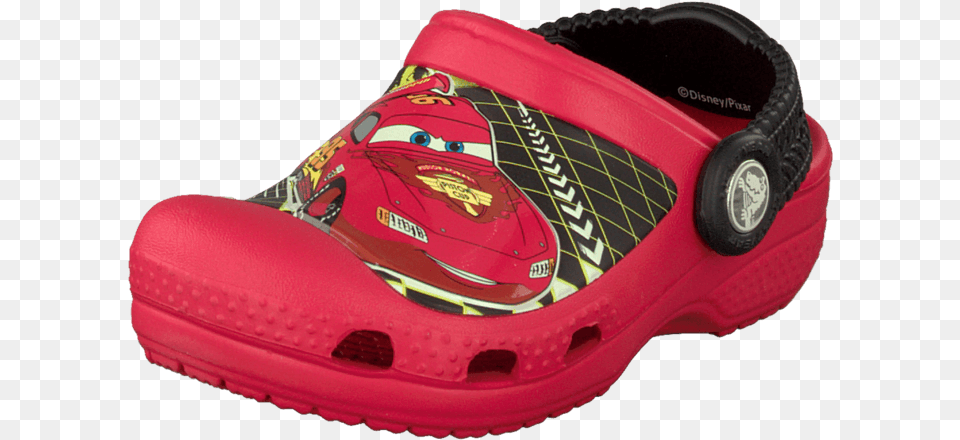 Cc Lightning Mcqueen Clog Red Lightning Mcqueen Crocs, Clothing, Footwear, Shoe, Sneaker Free Png