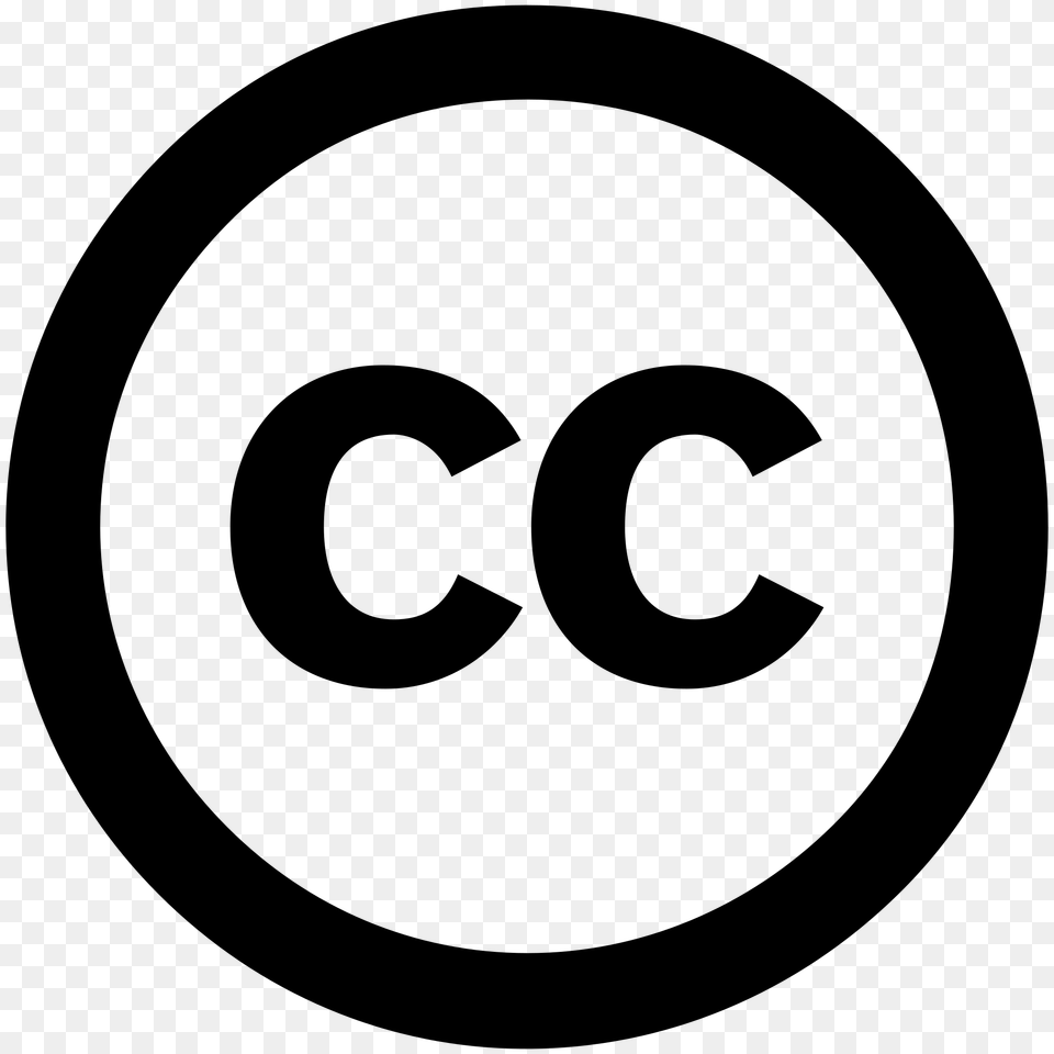 Cc Logo Circle, Gray Free Png Download