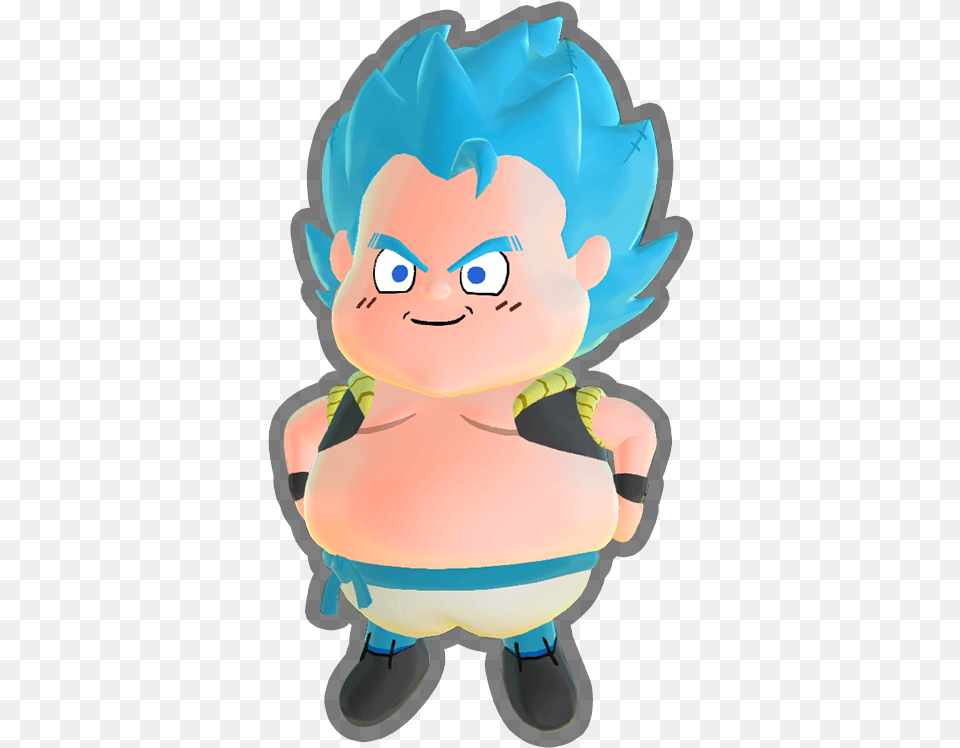 Cc Mascot Ssgss Beku The Fat Gogeta Fat Gogeta Xenoverse, Baby, Person, Plush, Toy Png