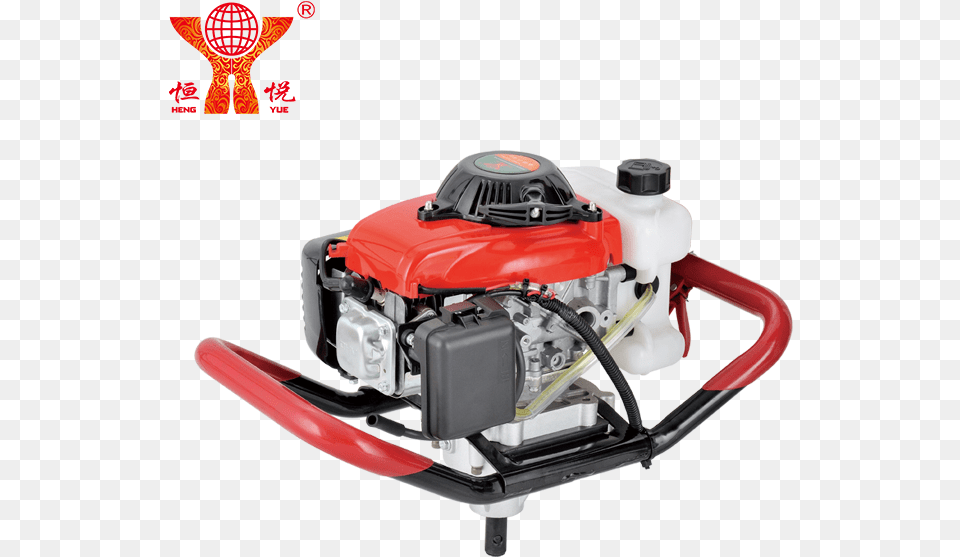 Cc Professional Post Hole Digger Earth Auger Digging Electric Generator, Grass, Plant, Machine, Motor Free Png