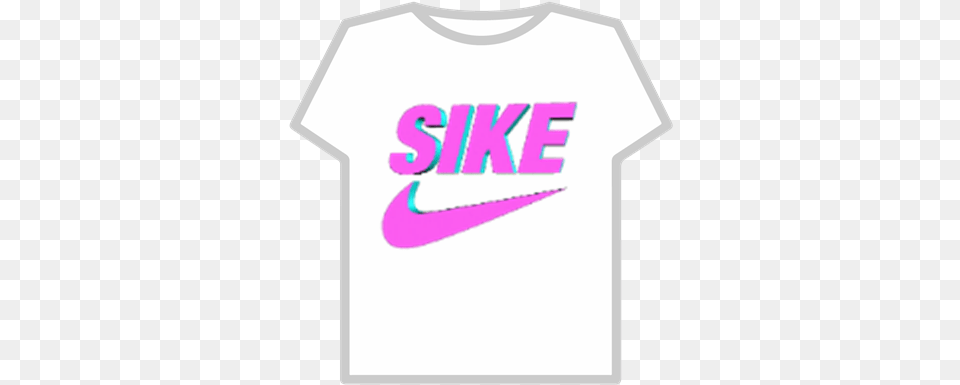 Cc Sike Nike Logo Roblox Active Shirt, Clothing, T-shirt Free Png