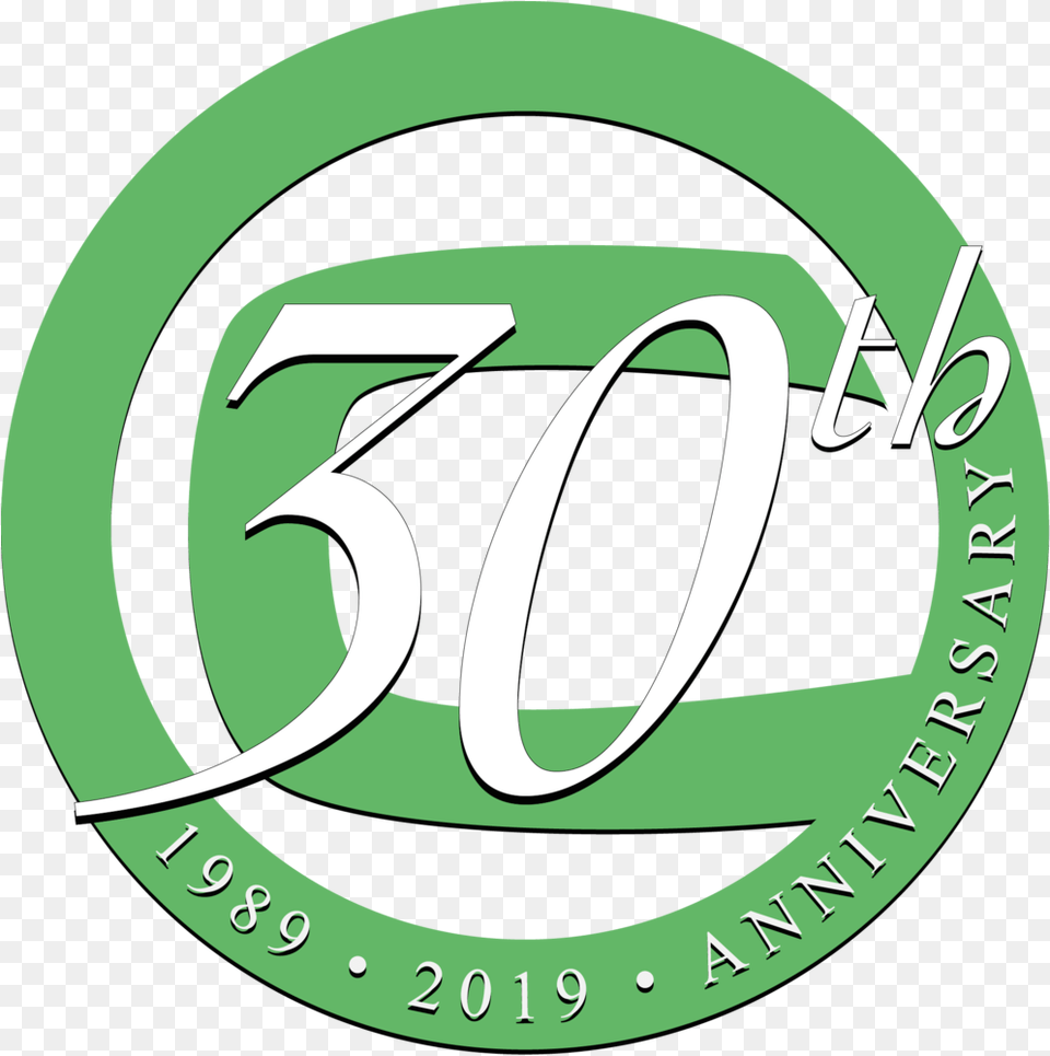 Ccc 30th Anniver Logo No Gradient Circle, Disk Free Png Download