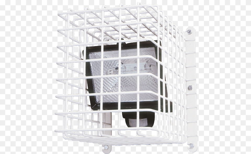 Cctv Cages External Lighting Solid, Crib, Furniture, Infant Bed Free Png Download