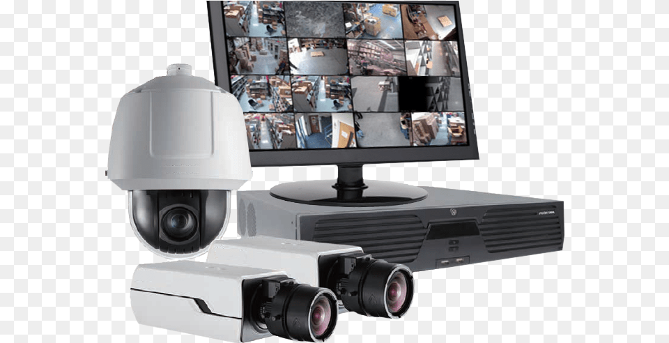 Cctv Camera Set, Electronics, Screen, Computer Hardware, Hardware Png