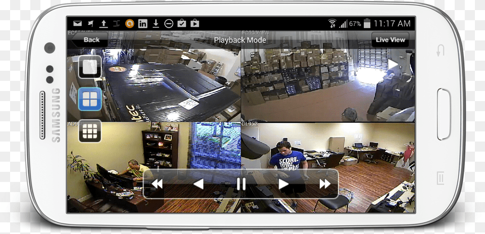 Cctv Video Playback From Andro Security Cam Smartphone, Electronics, Mobile Phone, Phone, Face Free Png Download