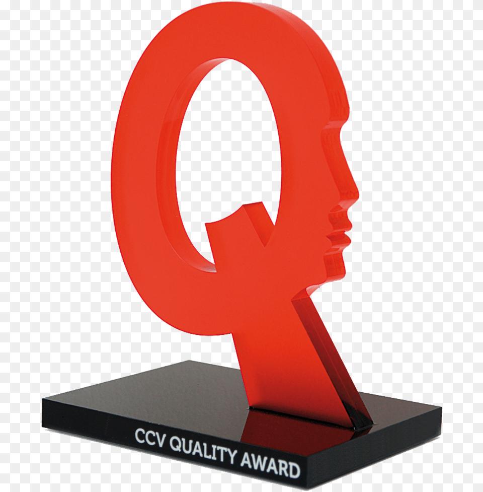 Ccv Quality Award, Trophy, Text Free Png