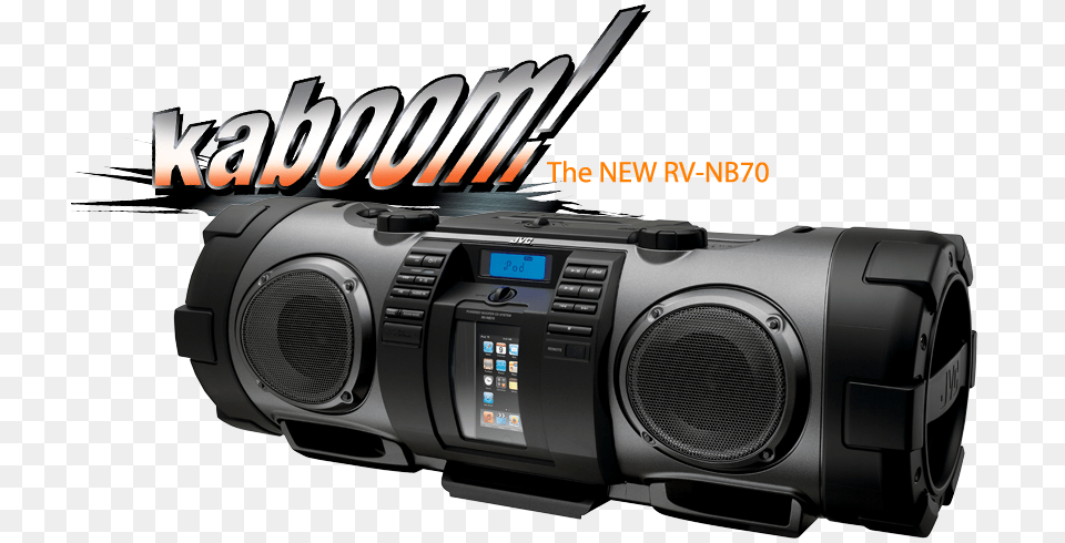 Cd Boombox With Iphoneipod Dock And Twin Super Woofers, Electronics, Speaker, Stereo Free Transparent Png