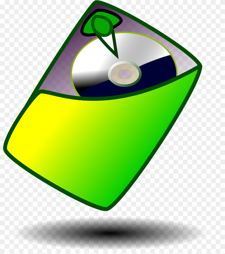 Cd Case Clipart, Disk, Green Free Png