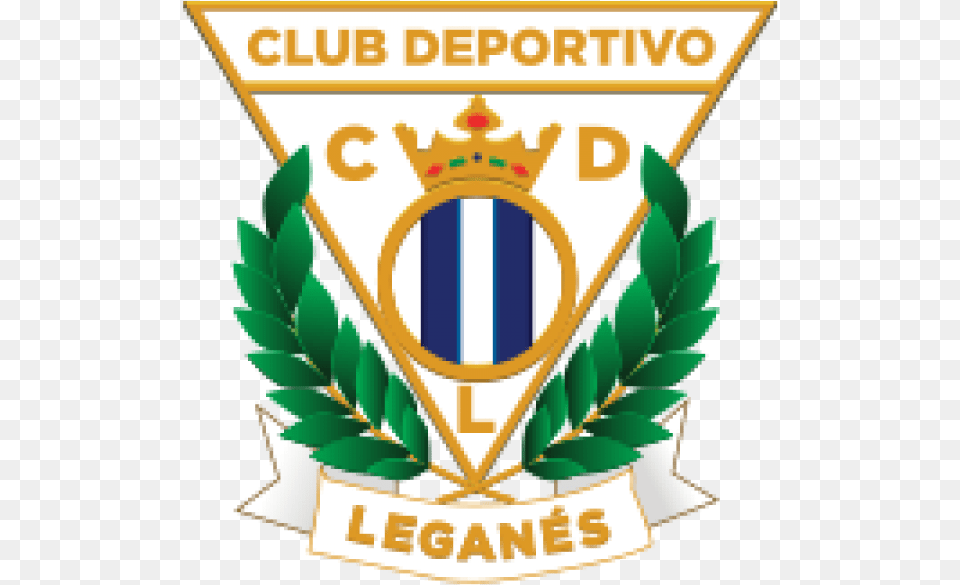 Cd Leganes Logo, Badge, Symbol, Emblem, Smoke Pipe Free Png