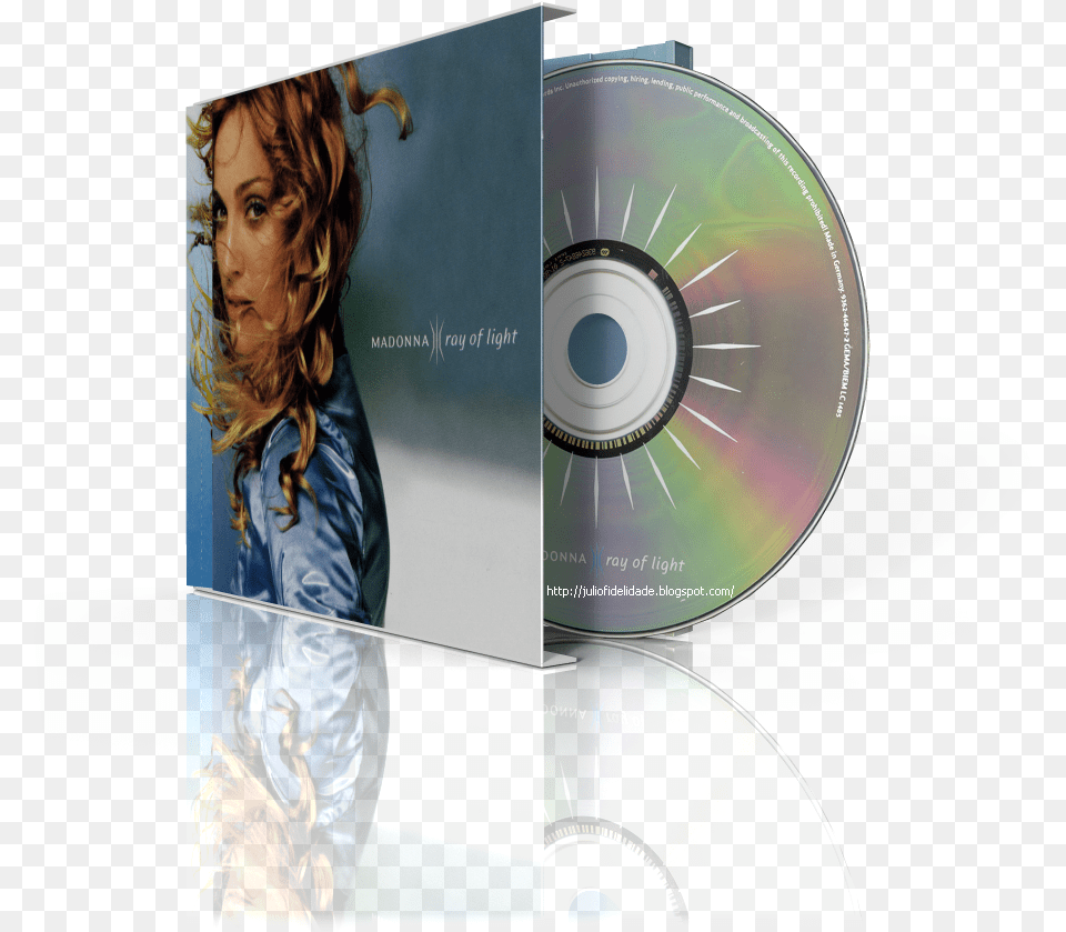 Cd Madonna Ray Of Light Album Miami Cd, Disk, Dvd, Person, Face Free Transparent Png