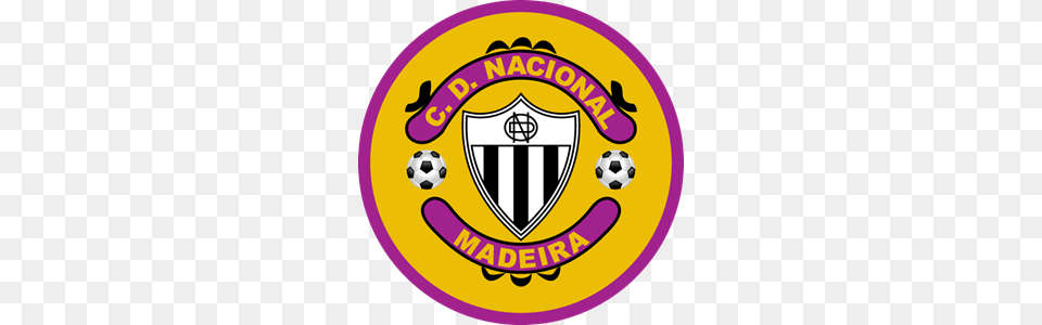 Cd Nacional Madeira Logo Vector, Badge, Symbol, Football, Ball Free Transparent Png
