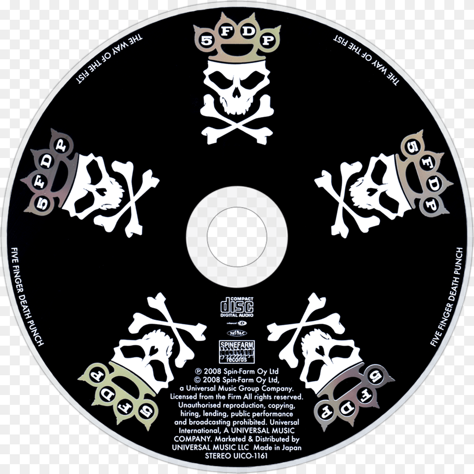 Cdart Artwork Five Finger Death Punch, Disk, Dvd Free Png Download