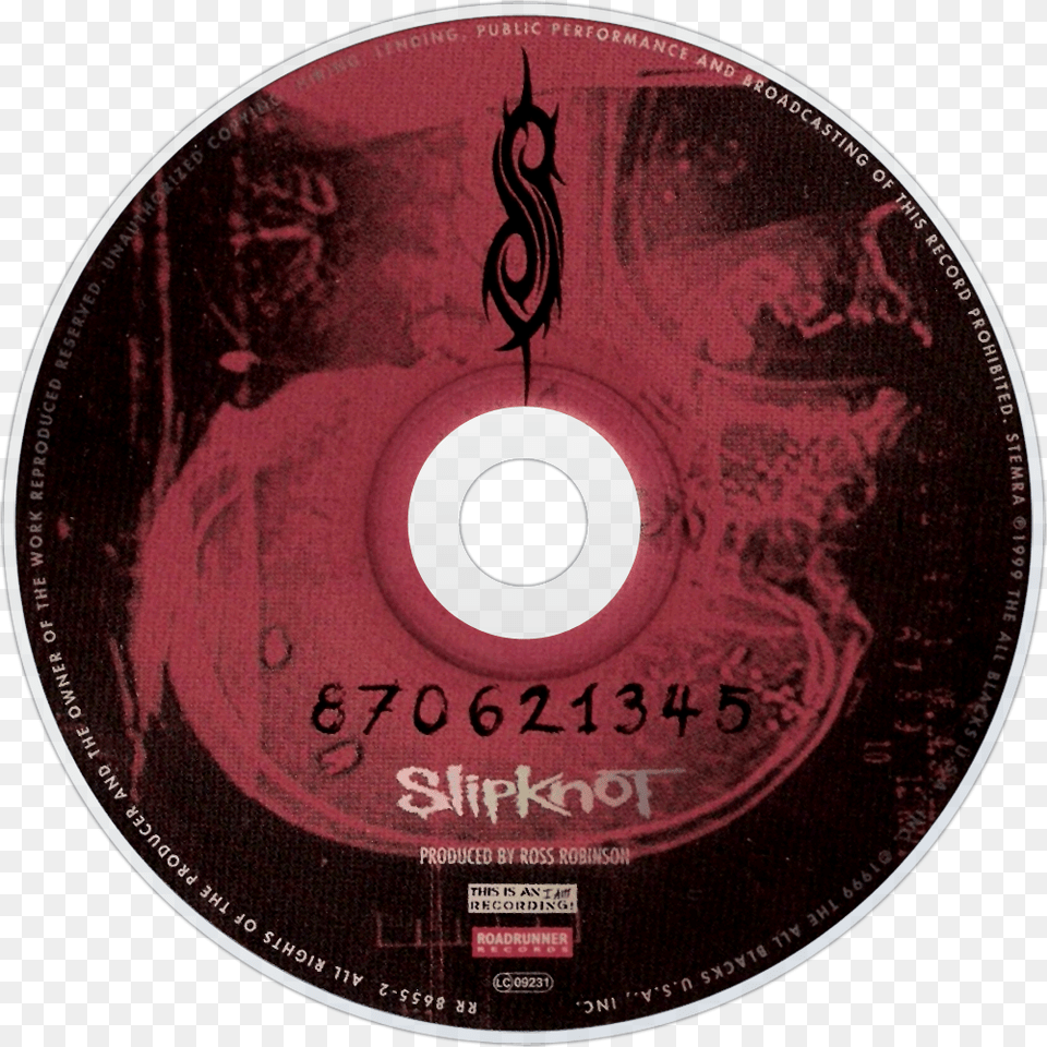 Cdart Artwork Slipknot Cd, Disk, Dvd Png Image