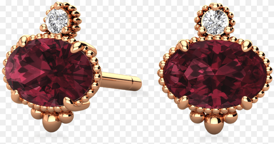 Bigcommerce Ruby Er 0003 1 Earrings, Accessories, Earring, Jewelry, Gemstone Free Png Download