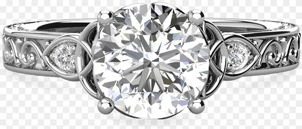 Bigcommerce Coms Side Big Diamond Ring, Accessories, Gemstone, Jewelry, Silver Png Image