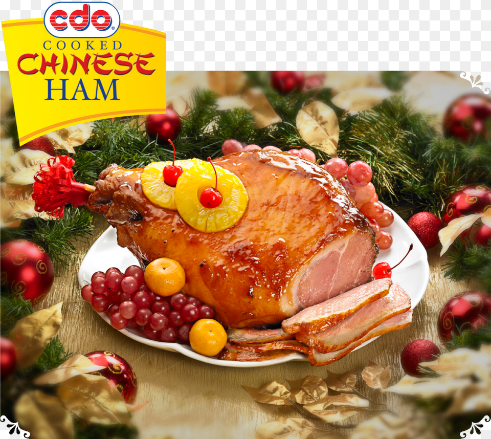 Cdo Christmas Selection Chinese Ham Cdo Chinese Ham, Food, Meat, Pork, Meal Free Transparent Png