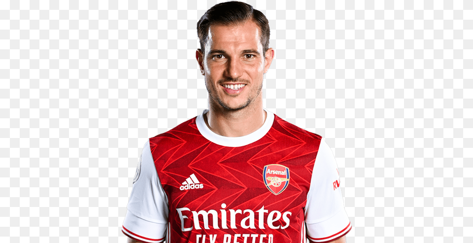 Cdric Soares Profile News U0026 Stats Premier League Arsenal Jersey 2020, Shirt, Clothing, Adult, Person Png